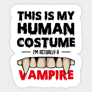 Vampires Halloween Sticker